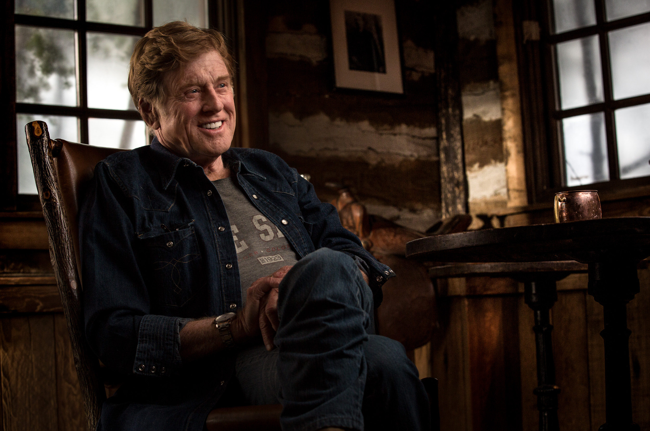 Robert Redford at Sundance Lodge